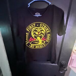 Cobra Kai T shirt! Red, yellow, and black!